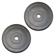   Capetan® 2,5Kg Vinil težina diska je 2,5kg - 2,5 kg cementni utegni disk ( 1 komad)