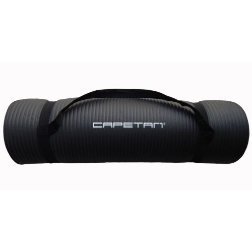 Capetan® Professional Line NBR Fitness tepih dimenzije 179x59x0.8cm u crnoj boji