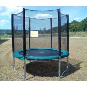   Capetan® Olive trampolin sa 25% povećanim brojem opruga, 2,44 m promjera s zaštitnom mrežom, nosivosti 180 kg, opruge 60kom - Zbog povećanog broja opruga, najtrajniji trampolin