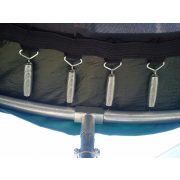 Capetan® Olive trampolin sa 25% povećanim brojem opruga, 2,44 m promjera s zaštitnom mrežom, nosivosti 180 kg, opruge 60kom - Zbog povećanog broja opruga, najtrajniji trampolin