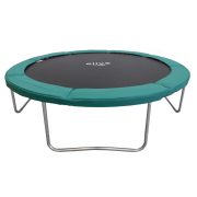 Capetan® Olive promjera 305 cm s 4 W noge s 8- stupa vanjski trampolin set sa zaštitnom mrežom, 160kg kapaciteta , 64komopruge - najstabilniji trampolin zbog povećane noge i opruga