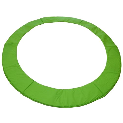 Capetan® 244 cm promj.Lime Zelene boje PVC trampolin štitnik opruga sa spužvom debljine 20 mm, zaštitna površina opruge od 26 cm.unutarnja spužva širine 23-24 cm