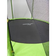 Trampolin Capetan® Omega 305cm promj. U Lime boji ,specijalno pričvršćivanje okvira T-elementom ojačan trampolin s iznimno visokom zaštitnom mrežom- vanjski trampolin sa debelom spužvom, skakačkom površinom 80 cm visine 