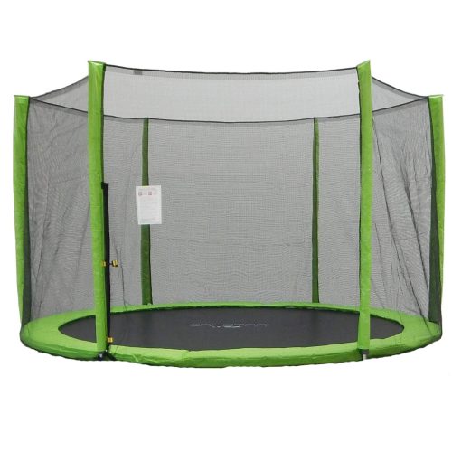 Capetan® 244 cm trampolin, zaštitna mreža za Selector Lime i Omega Lime trampolin  s jastučnicom za stupove neon boje za modele sa 6 stupa  