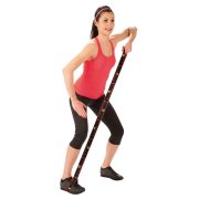 Elastiband pojačalo za fitness gumeni remen jak, 8 komada odjeljka 10 cm dužine, crni elastični remen od 15 kg, 80x4cm