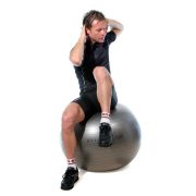 Fitball gimnastička lopta Pezzi maxafe, 65 cm - siva, ABS sigurnosni materijal