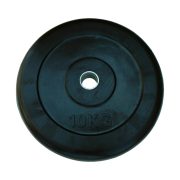   Capetan® gumirani 31mm promjera, 10 kg standardni utegni disk s čeličnim prstenom u sredini