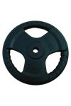 Capetan® Tri Grip gumirani ergonomski utegni disk od 20 kg s promjerom rupe 31 mm