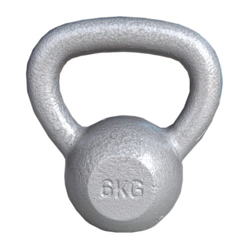 Capetan® Sport Oracle Kettlebell – zvonasti uteg - 6kg uteg sa ručkama premazan čekičnim emaljom